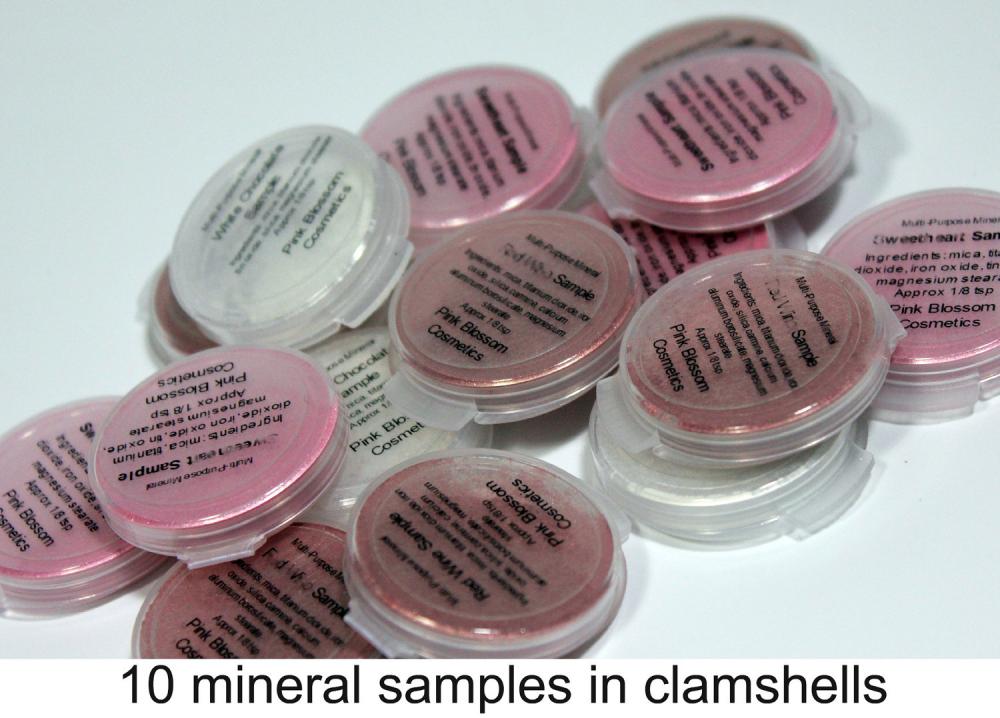 Mineral Eye Shadow Samples - Pick 10 Colors Of Your Eyeshadow Choice, Beauty Samples, Make Up Samples, Cij